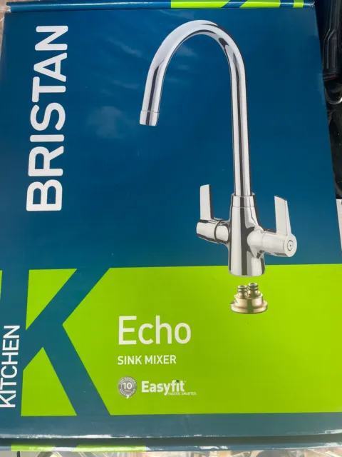 Bristan Echo EasyFit Mono Kitchen Sink Mixer Tap - Chrome