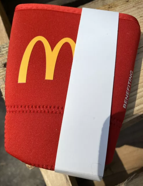 New Coca Cola McDonalds RMHC 1 Large 32 oz Java Sok Drink Koozie Sleeve Holder