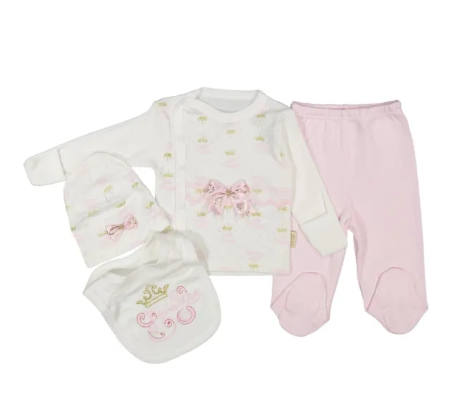Newborn Clothes Baby Set Clothes Hospital Set 0-3months Princess Baby Girl