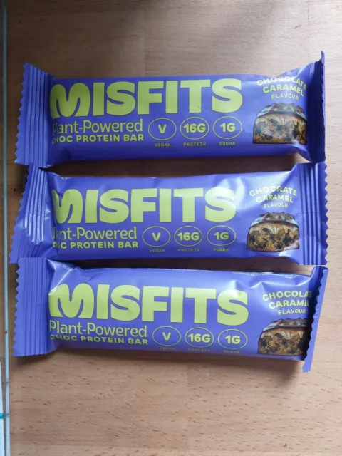 Barre Protéinée Misfits Chocolate Caramel ×3