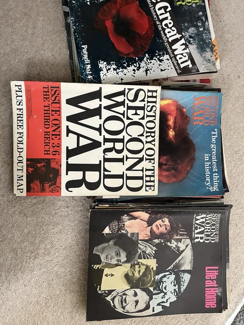 PURNELLS HISTORY OF the Second World War Magazine 1966 Complete Volumes ...