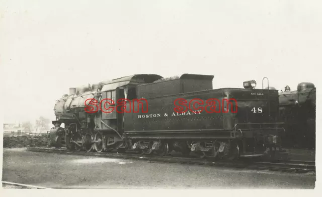 2B400A RPPC 1910s BOSTON & ALBANY RAILROAD LOCO #48