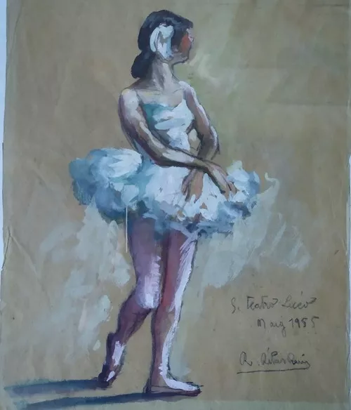 Dibujo original Ramon Ribas Rius (Mayo 1955)