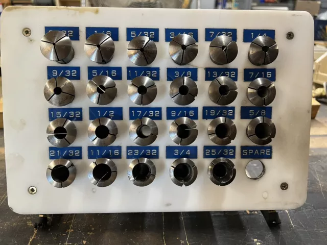 Schaublin L20 Collet Set Maximat 10 Lathe Mill L 20 Emco Chuck Lot