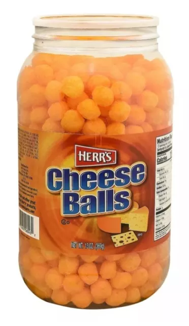Herr's 6043 Formaggio Palline 384ml Barile