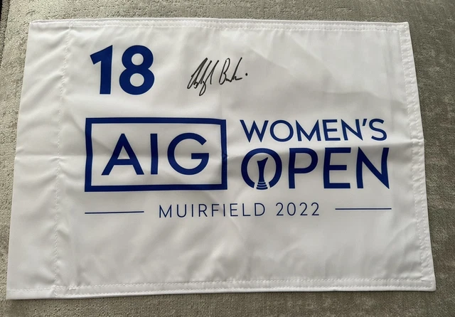AIG Woman’s Open Signed 18th Flag By Ashleigh Buhai AIG Woman’s Open Signed 18th Flag By Ashleigh Buhai