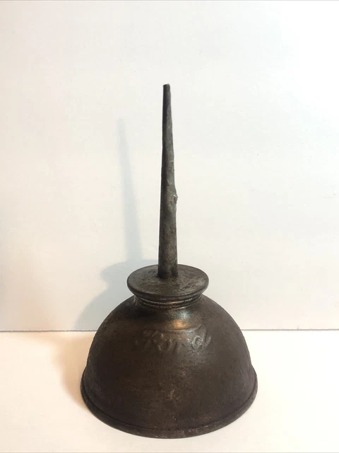 VINTAGE ORIGINAL FORD Auto Script Thumb Model T Oiler Oil Can Tin £71. ...