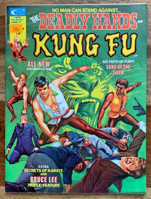 Deadly Hands of Kung Fu #6 Magazine. (Marvel 1974) VF/NM condition