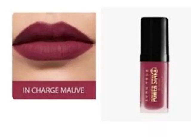 AVON  True Colour 16 Hour Power Stay Matte Lip Colour Shade IN CHARGE MAUVE 7ML