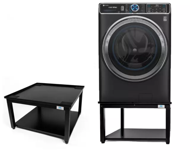 EZ Laundry Universal Black Pedestal 28” Wide for LG Samsung Maytag Washer Dryer