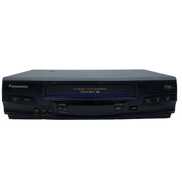 PANASONIC PV-V4540 BLUE Line VCR VHS Hi-Fi Stereo 4 Head (No Remote ...