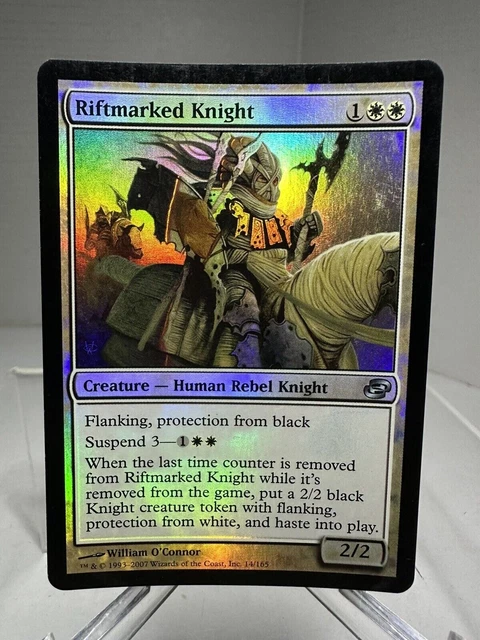 Riftmarked Knight 1x FOIL PLC MTG Planar Chaos Uncommon MINT white Riftmarked Knight 1x FOIL PLC MTG Planar Chaos Uncommon MINT white