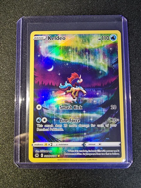 Pokémon TCG Keldeo Krone Zenith: Galarian Gallery GG07/GG70 Holo Holo selten