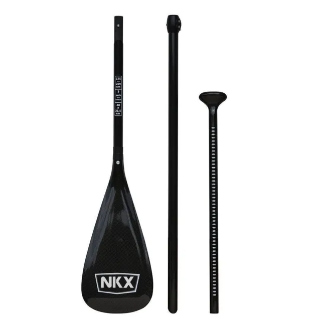 Nkx 100% Carbon Fibre Stand Up Paddle Board Paddle Light Weight Sup Oar 3 Piece