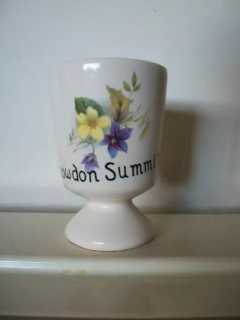 Vintage Egg Cup New Devon Pottery Snowdon Summit