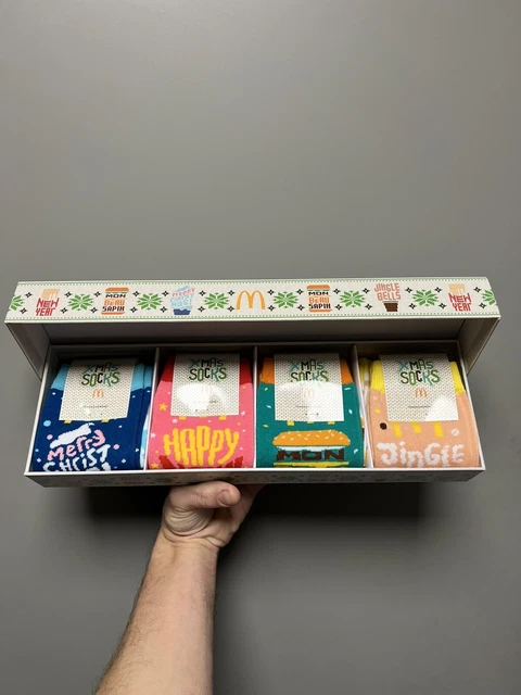 Chaussettes Mcdo Noel 2025 Les Chaussettes Mcdo à 1 € Pour Un Menu Best-of Acheté 28 CHAUSSETTES MCDO 2023 EUR 25,00 - PicClick FR