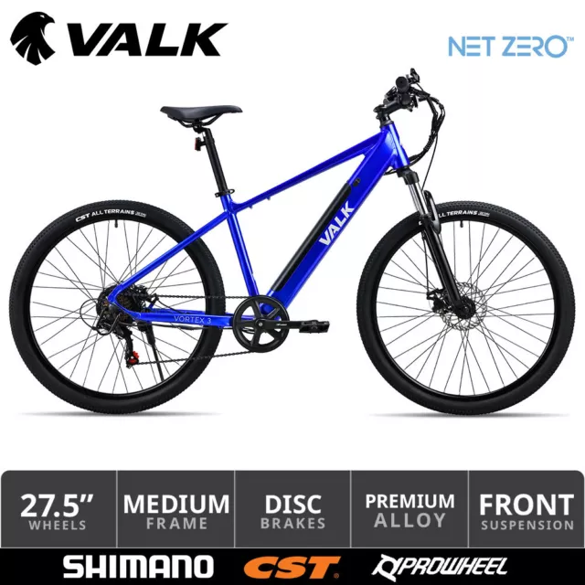 VALK Vortex 3 Electric Bike eBike Mountain Bicycle Shimano e-MTB 250W