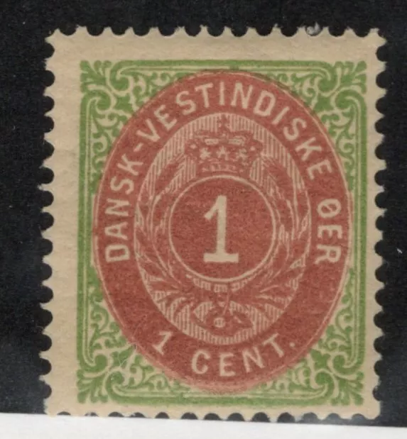 Danish West Indies Scott 5 Mint Hinged CV 22.50