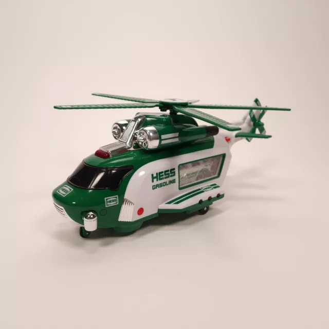 2012 HESS Gasoline Oil Toy Helicopter Chopper Rescue Vehicle Tested Working