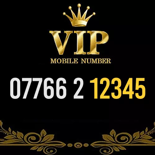 12345 - Gold Vip Memorable Phone Number Easy To Remember Mobile Business Simcard