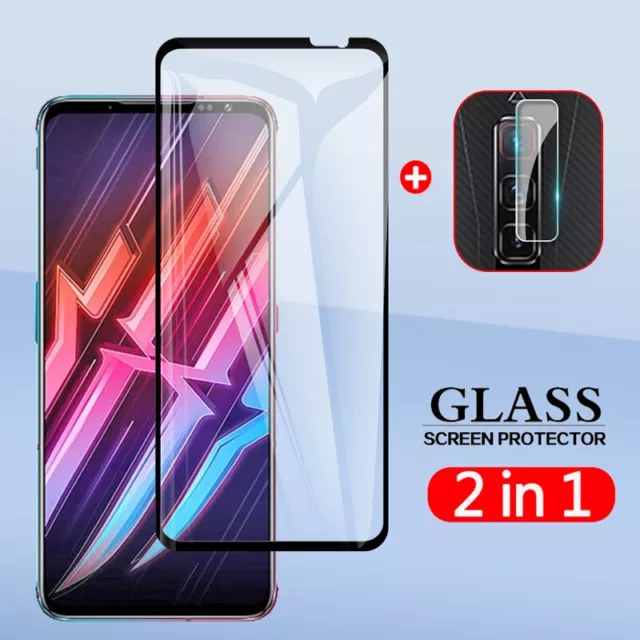 2 In 1 Back Camera Lens Film &amp; Screen Protector Protective Tempered Glass Fo