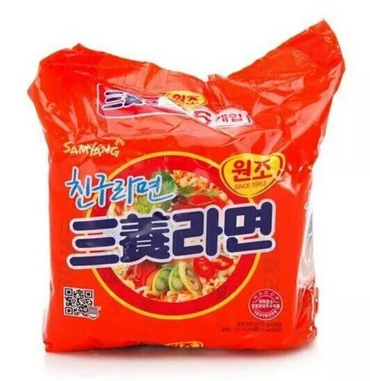 KOREAN INSTANT NOODLE SAMYANG MASINNUN RAMYUN Ramen 5pack Set