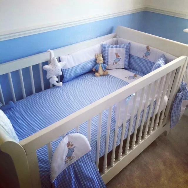 Peter rabbit cot bedding pink sales