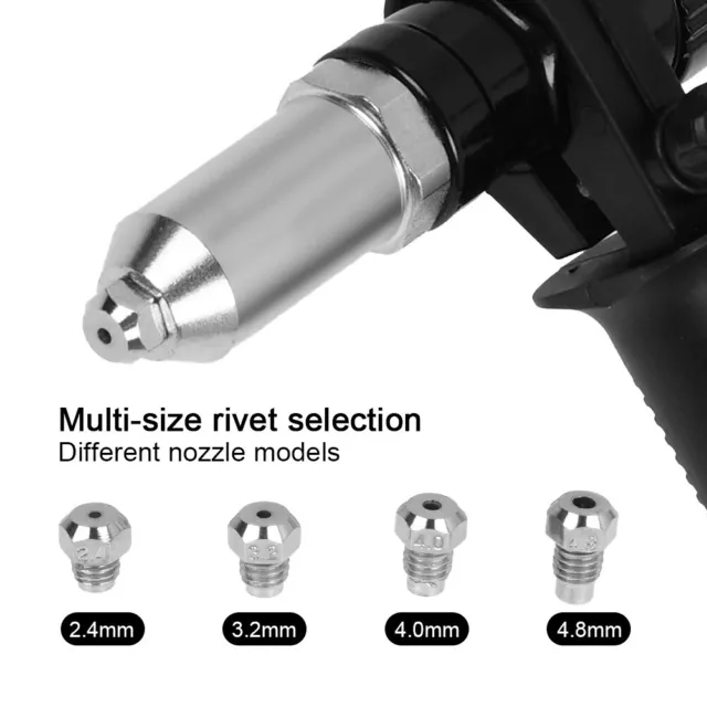Rivet Nut Gun Adapter for Cordless Drill Electric Riveting Riveter Insert Tool