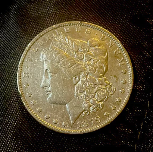 1879 Morgan Silver Dollar 90% $1 Coin Us