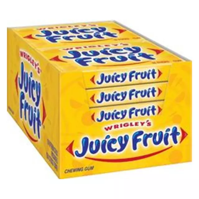 Wrigleys Juicy Fruit 10 Packs Chewing Gum 15 Sticks Per Pack Original USA Gum