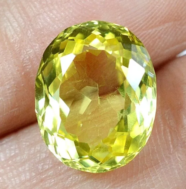 VVS Ceylon's Natural Yellow Sapphire 8.25 Ct Oval Certified Loose Gemstone C767