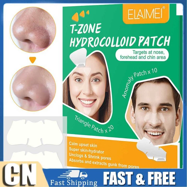 Juego de 30 pegatinas portátiles impermeables para el cuidado de cicatrices parche facial para una piel limpia