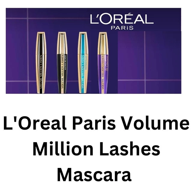 Loreal Volume Million Lashes Mascara Black/Waterproof/Brown/So Couture BRAND NEW