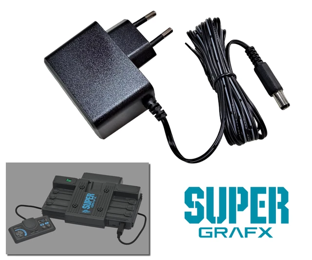 HISPD Câble d'alimentation adaptateur secteur pour console CD Sega MK-1602 Genesis