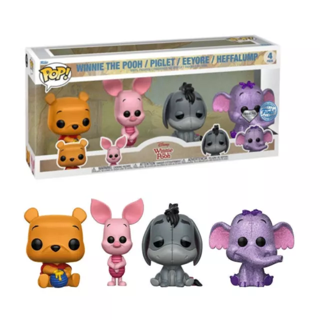 Funko POP ! Disney  Winnie the Pooh 4pack Winnie-Piglet-Eeyore-Heffalump diamond