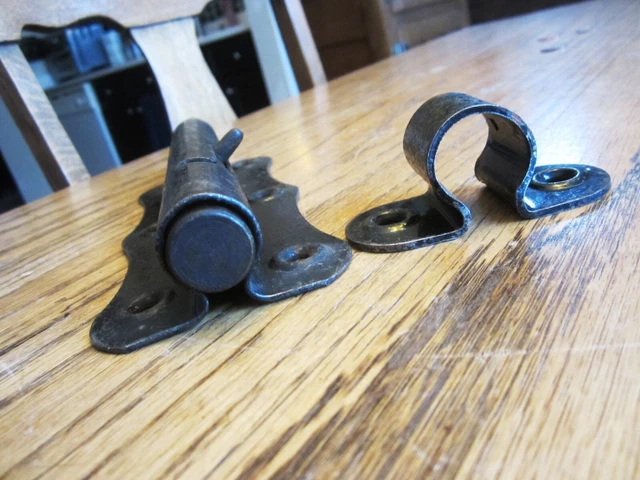 HUGE! Cast Iron Industrial Commercial Door Latch Large Barn Spring Loaded Lock 3