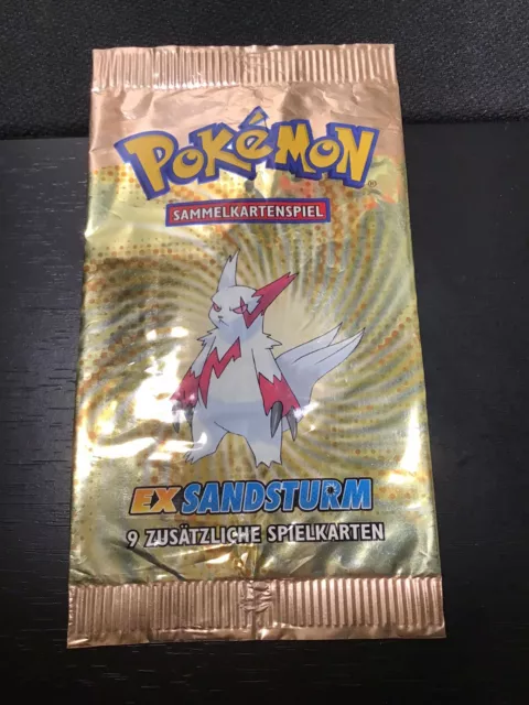 Leeres EX SANDSTURM Pokemon Booster Pack