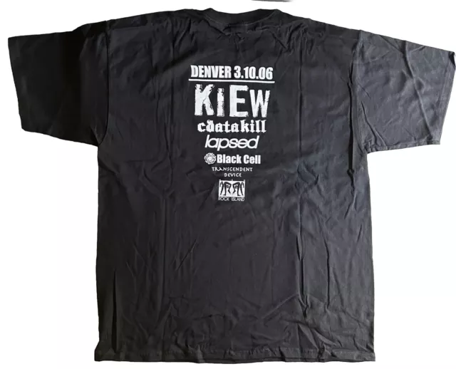 Kiev - Denver 3.10.06 XL Camiseta con cdatakill, caducada, industrial, Breakcore 2