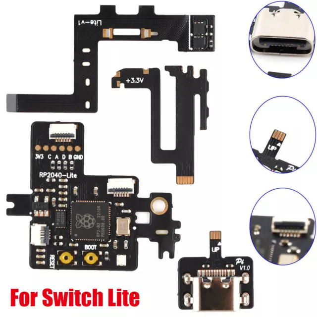 Game Console Cable Chip Set Replacement Parts for RP2040 Switch Lite