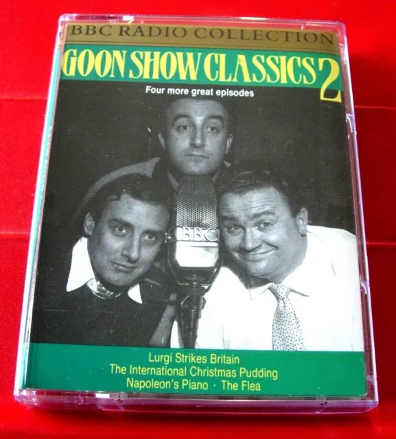 Goon Show Classics Vol.2 2-Tape Audio The Goons Lurgi Strikes Britain/The Flea+2