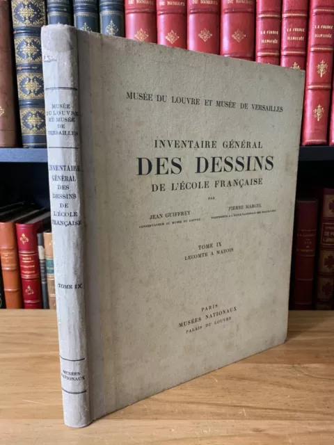 Inventaire Des Dessins Ecole Francaise. Musée Du Louvre + Versailles. Gravures
