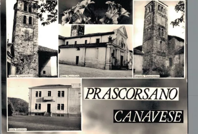 Torino Prascorsano Canavese     vedutine saluti da  F. Grande  spedita