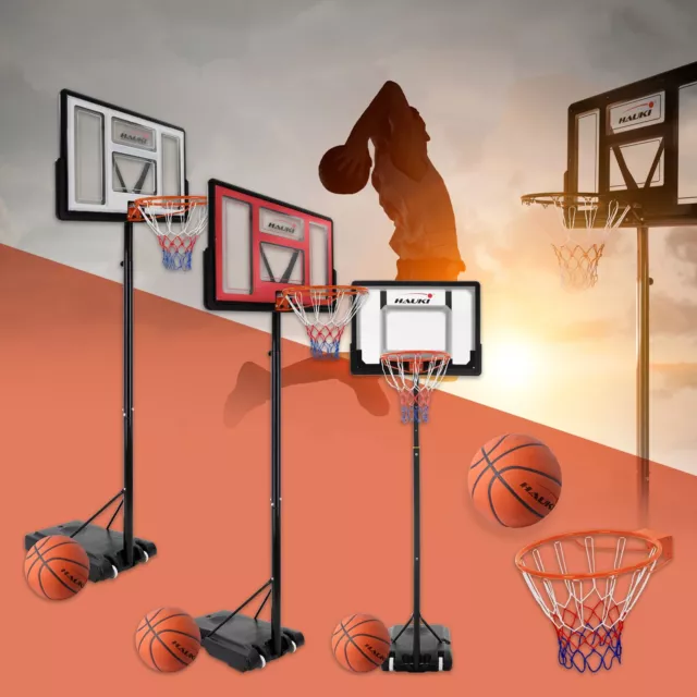 Basketballständer Basketballkorb Höhenverstellbar Ball Ring Korb Netz Hangring