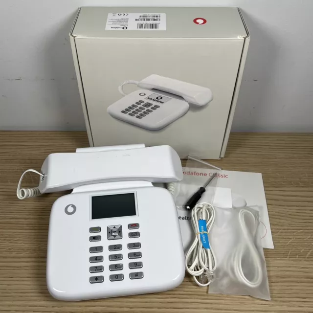 Vodafone Classic Landline with SIM Slot GSM For Seniors | FREE P&P!