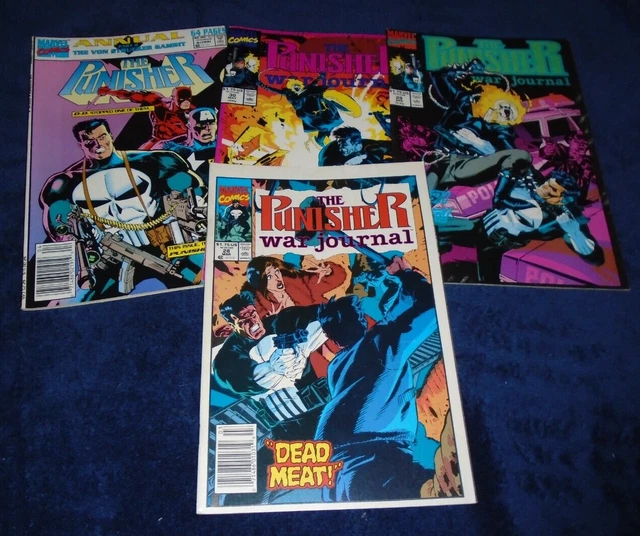 4 Marvel Comics Punisher #28, 29, 30, Annual Vol.1 Issue 4