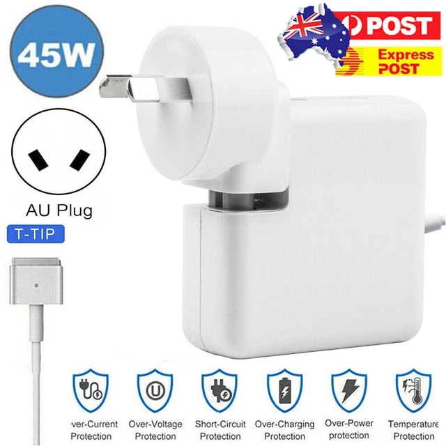 New 45W charger T-type adapter for MacBook Air 11 13 A1436 A1465 A1466 AUS