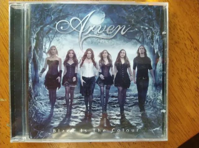 ARVEN  Black Is Colour  Gently Used hard Rock Power Metal CD