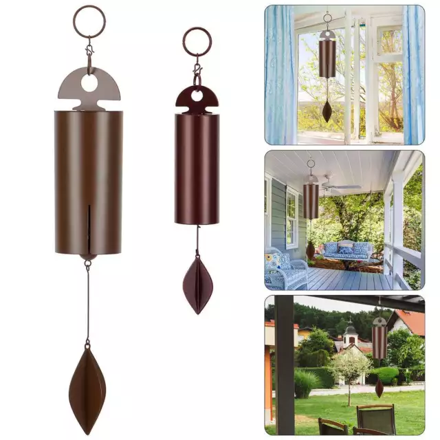 Large Deep Resonance Serenity Metal Bell Heroic Wind Chimes Outdoor Home Decor