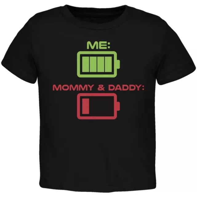 Funny Child Battery Black Toddler T-Shirt