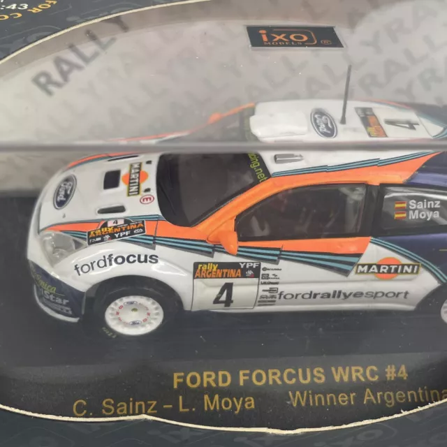 Ixo 1/43 Scale RAM087 Ford Focus WRC #5 C. MC REA WINNER SAFARI 02 2